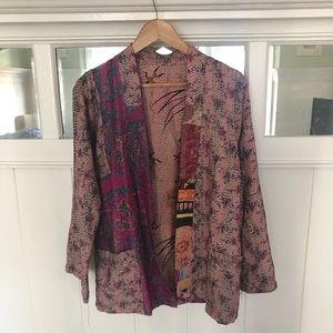 Vintage quilted cardigan